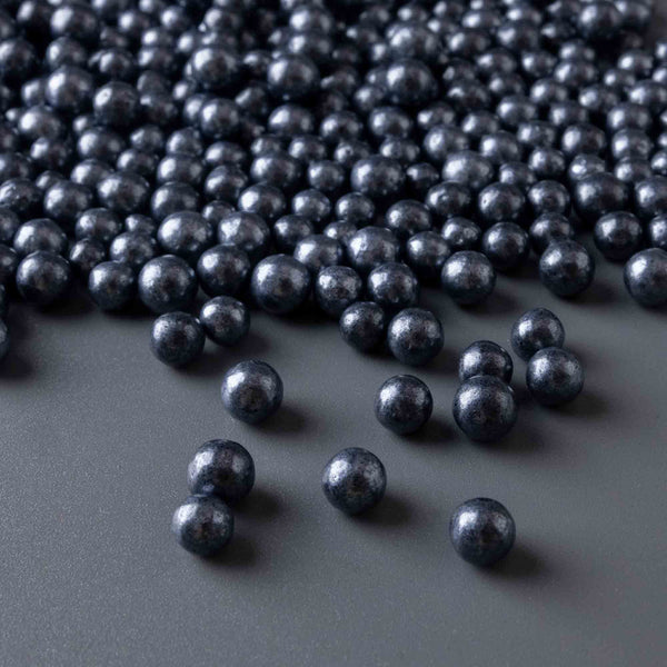 Black Shimmer Sugar Pearls