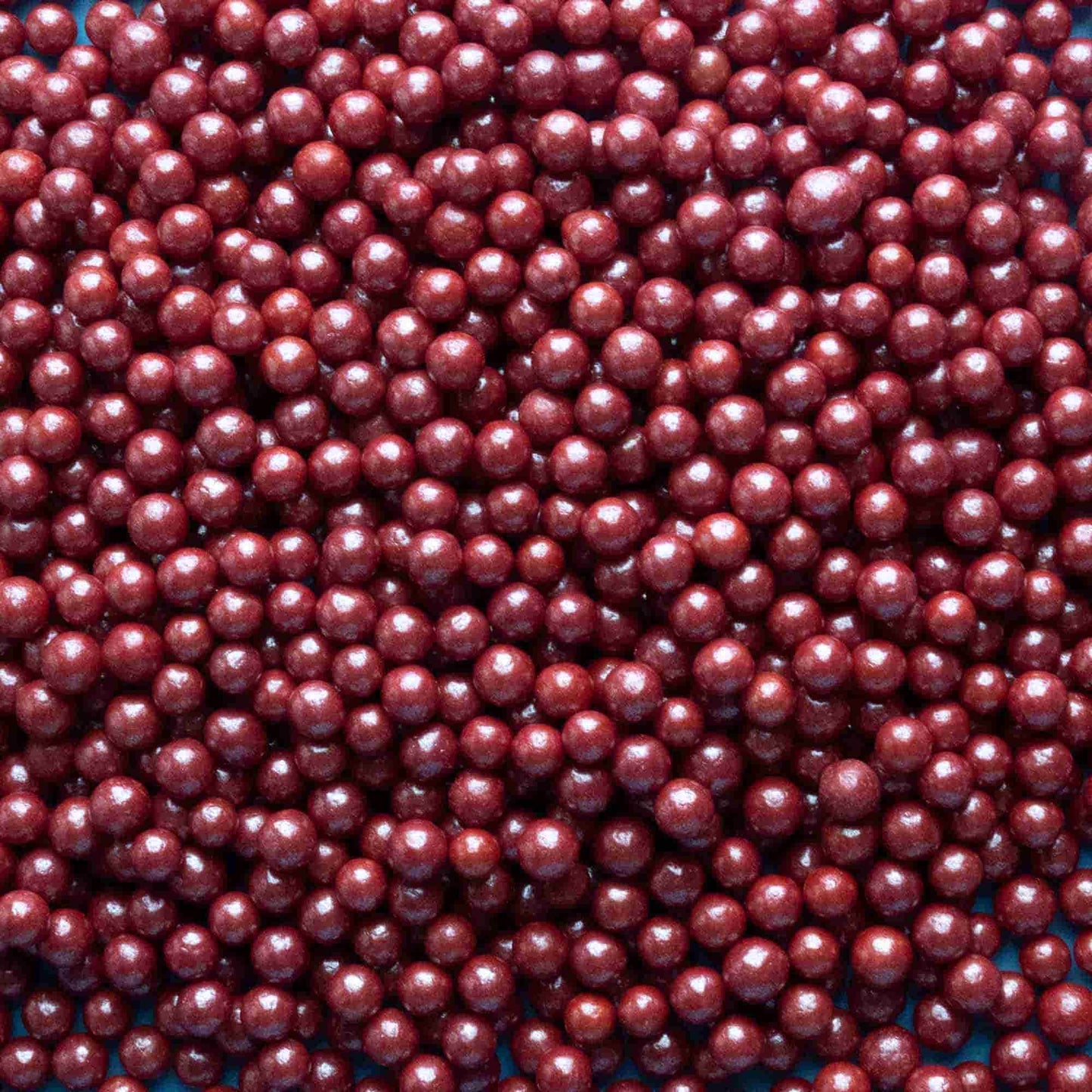 Red Shimmer Sugar Pearls
