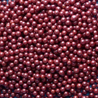 Red Shimmer Sugar Pearls