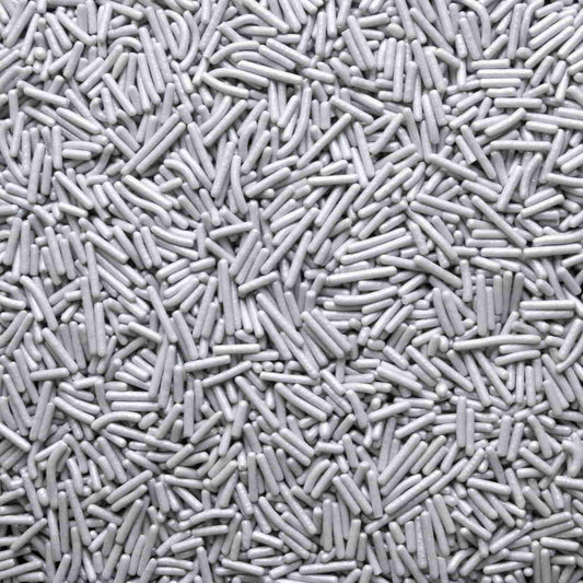 Silver Pearlized Jimmies Sprinkles