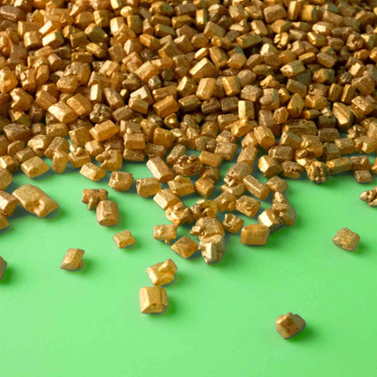 Brass Metallic Pearl Sugar Rocks