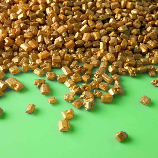 Brass Metallic Pearl Sugar Rocks