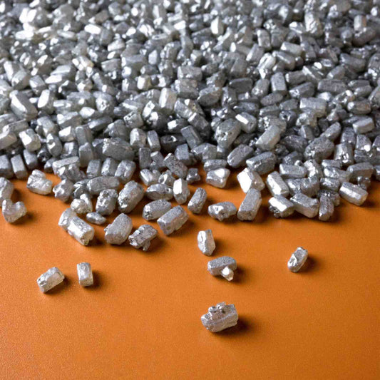 Silver Metallic Pearl Sugar Rocks