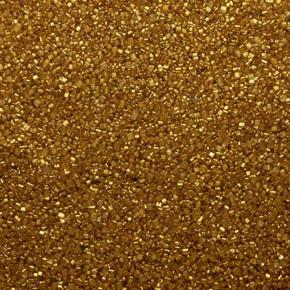 Gold Mini Metallic Sanding Sugar Sprinkles