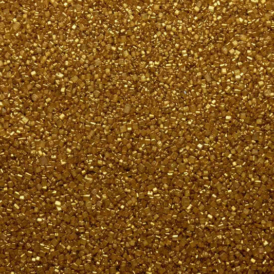 Gold Mini Metallic Sanding Sugar Sprinkles