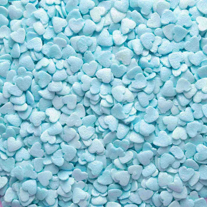 Blue Pearl Hearts Quin Sprinkles