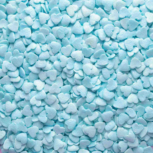 Blue Pearl Hearts Quin Sprinkles