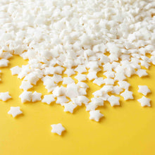 Load image into Gallery viewer, White Stars Quin Confetti Sprinkles
