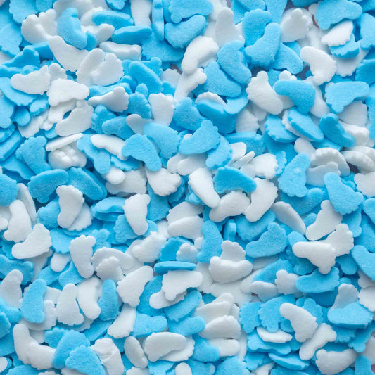 Blue Baby Feet Quin Sprinkles