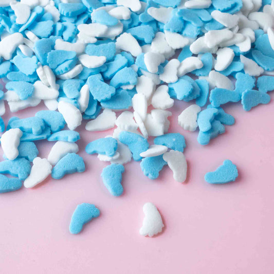 Blue Baby Feet Quin Sprinkles