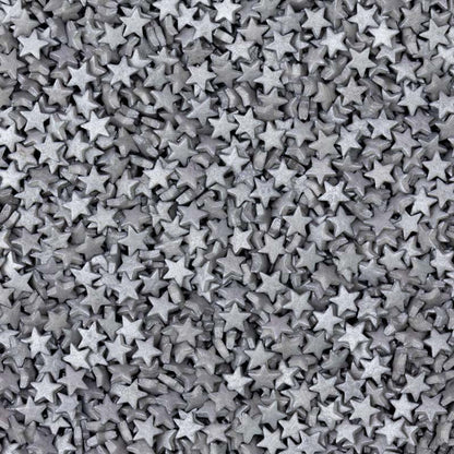 Silver Stars Quin Sprinkles