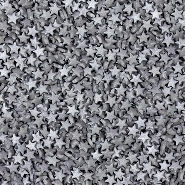 Silver Stars Quin Sprinkles