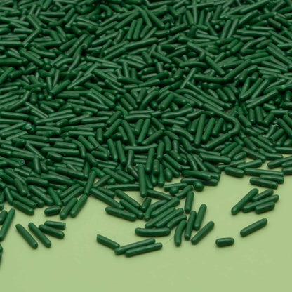 Dark Green Jimmies Sprinkles