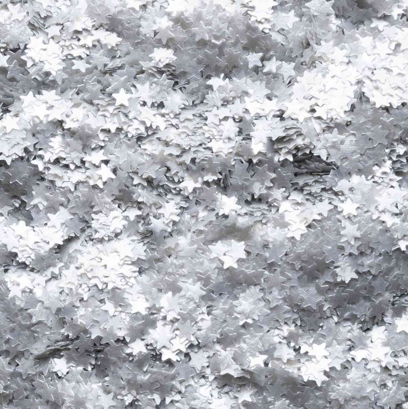Glitter Silver Star
