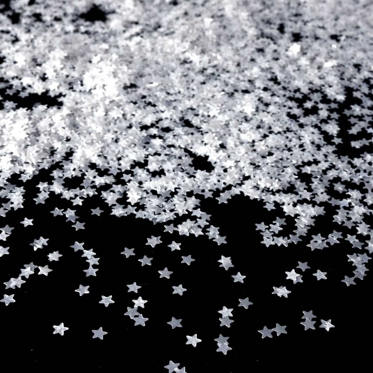 Glitter Silver Star