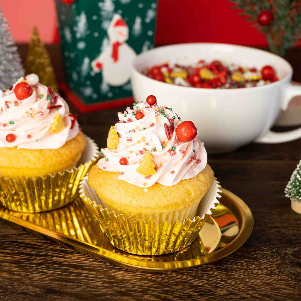 Gold Christmas Tree Candy Sprinkles