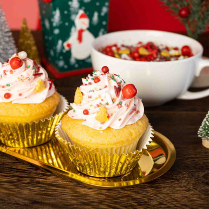 Gold Christmas Tree Candy Sprinkles