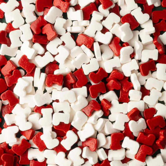 Christmas Stockings Candy Sprinkles
