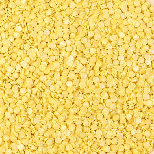 Yellow Pearl Quin Sprinkles