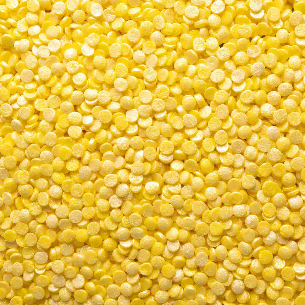 Yellow Pearl Sequins Confetti Sprinkles