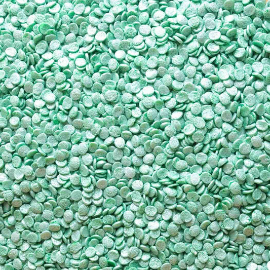 Green Pearl Quin Sprinkles