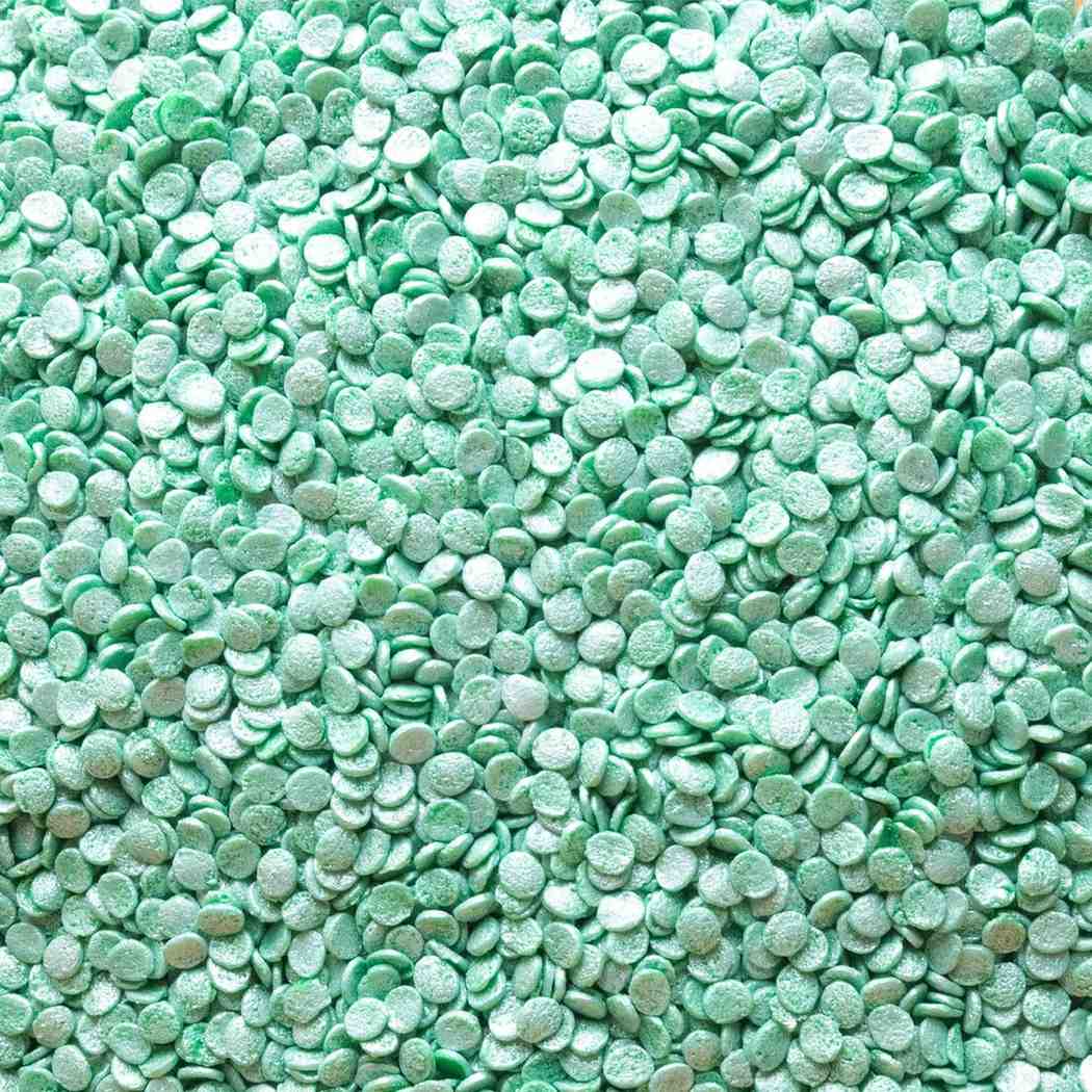 Green Pearl Sequins Confetti Sprinkles