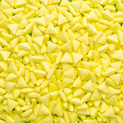 Yellow Triangle Candy Sprinkles