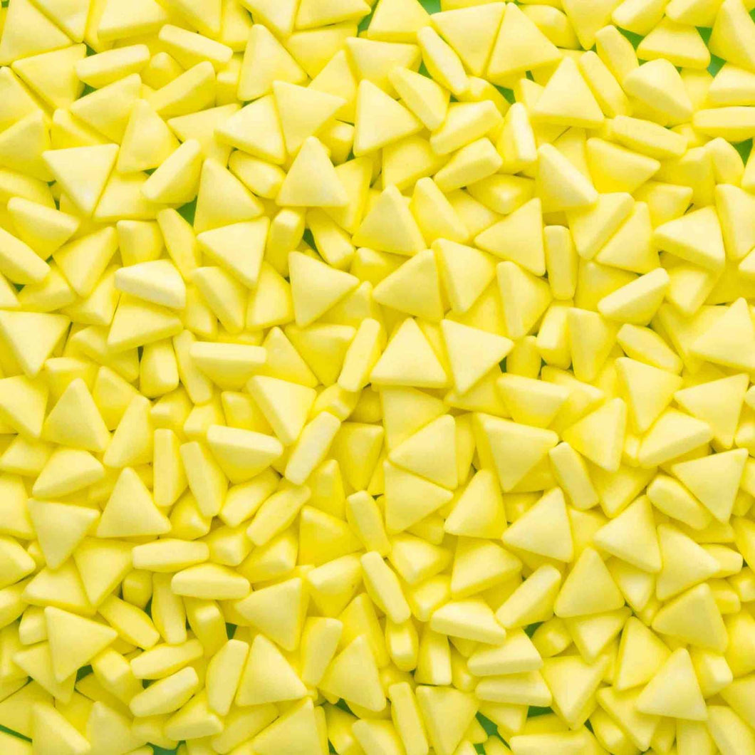 Yellow Triangle Candy Sprinkles