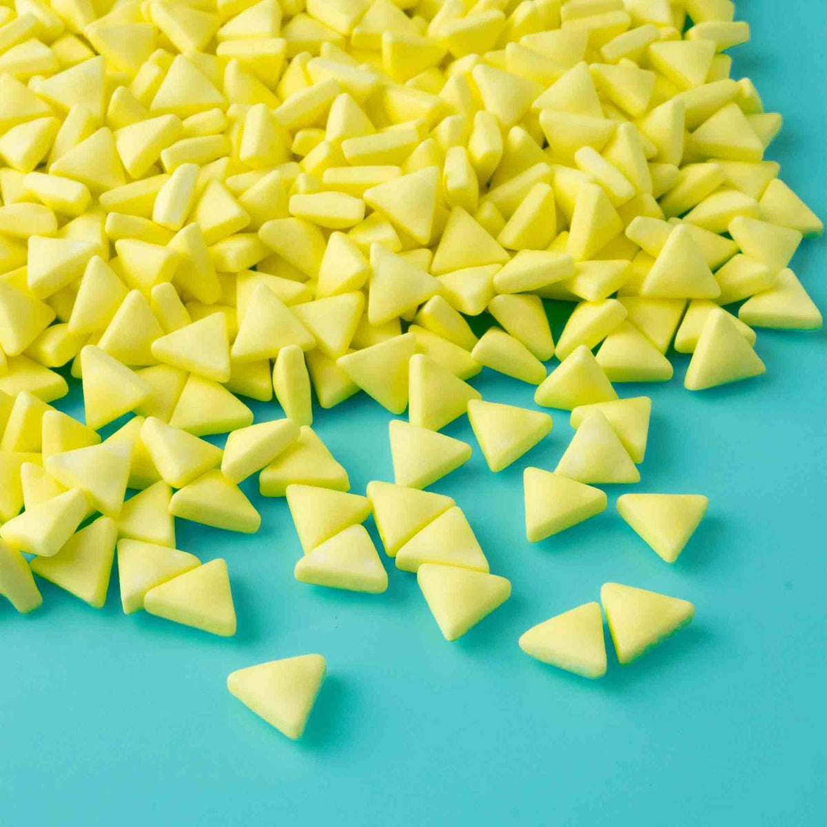Yellow Triangle Candy Sprinkles