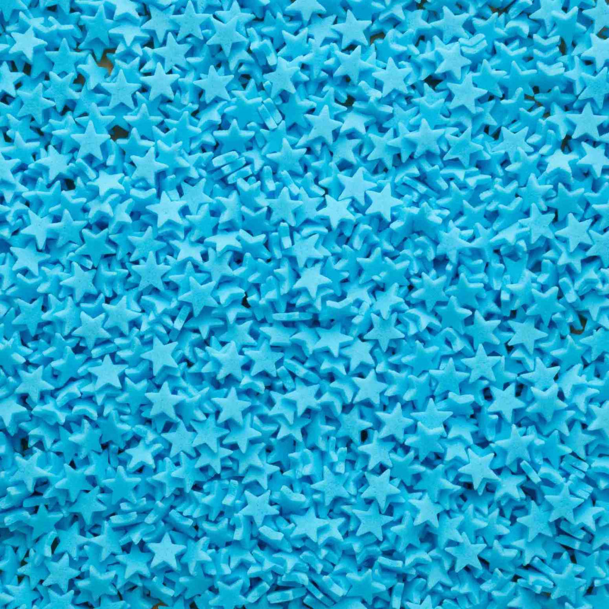 Neon Blue Stars Quin Sprinkles
