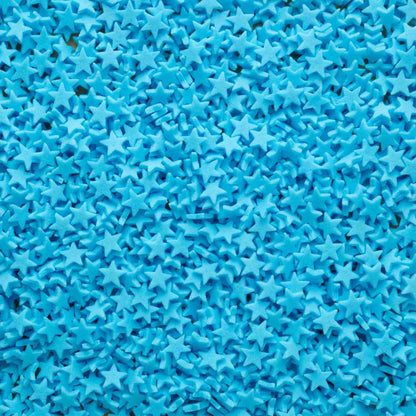 Neon Blue Stars Quin Sprinkles