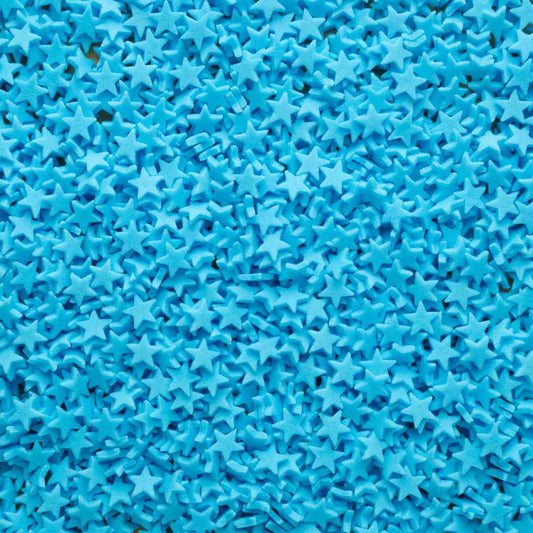 Neon Blue Stars Quin Sprinkles