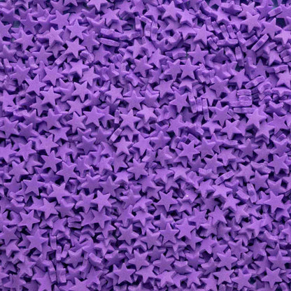 Neon Purple Stars Quin Sprinkles