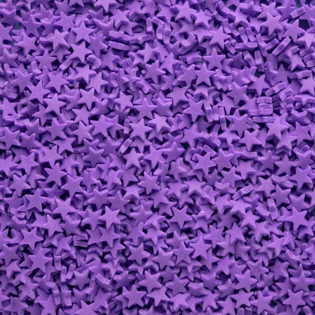 Purple Stars Quin Confetti Sprinkles