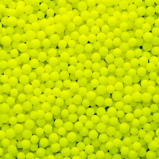 Neon Yellow Glow In The Dark Sugar Pearls