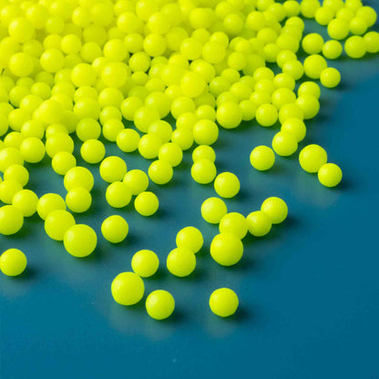 Neon Yellow Glow In The Dark Sugar Pearls