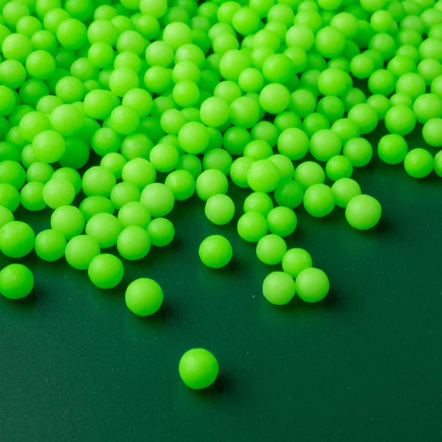 Neon Green Glow In The Dark Sugar Pearls