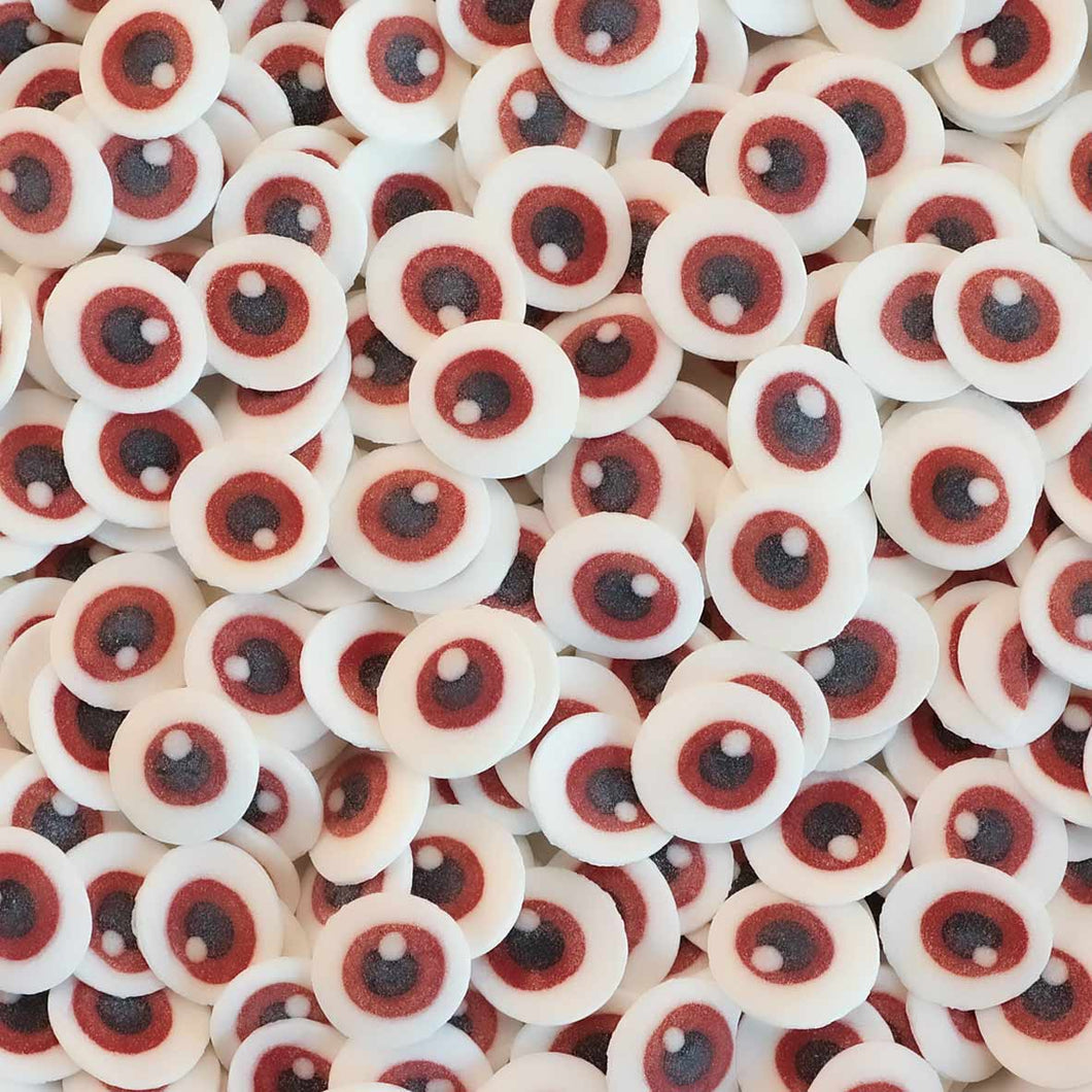 Bloody Red Eyeball Edible Cake Decoration