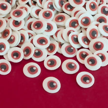 Load image into Gallery viewer, Bloody Red Eyeball Edible Cake Decoration
