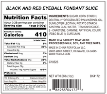 Load image into Gallery viewer, Bloody Red Eyeball Edible Cake Decoration
