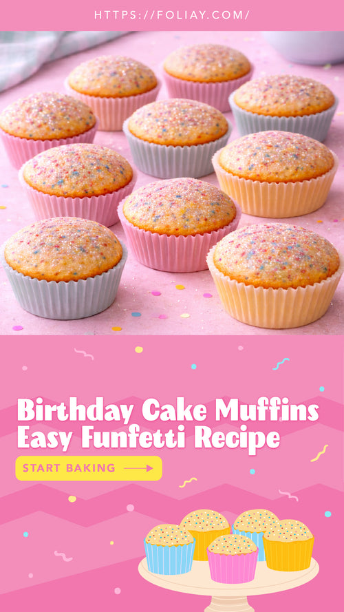 Birthday Cake Muffins: Easy Funfetti Recipe