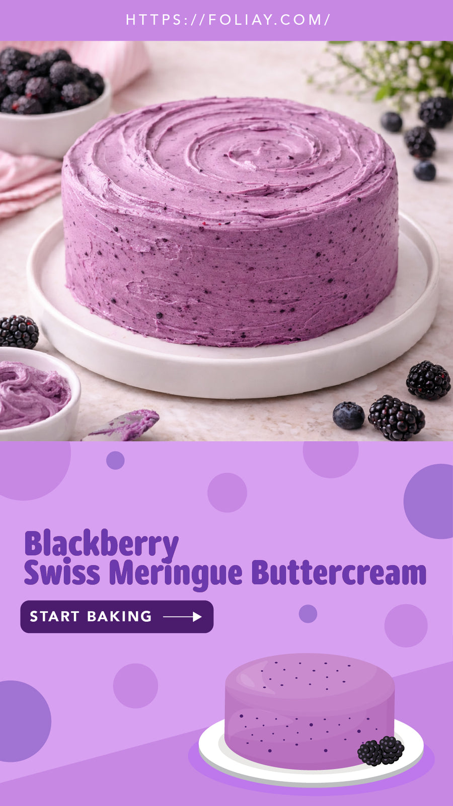 How Do You Make Blackberry Swiss Meringue Buttercream at Home?