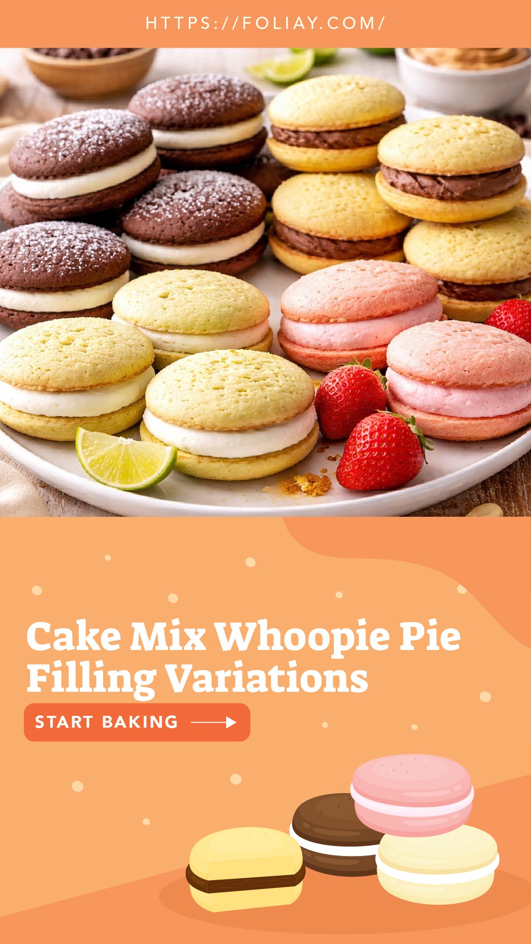 Cake Mix Whoopie Pie Filling Variations