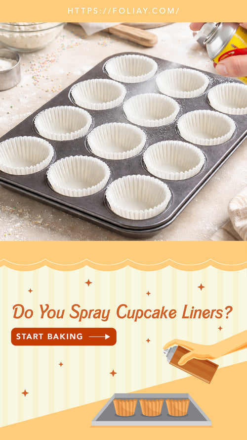 Do You Spray Cupcake Liners?