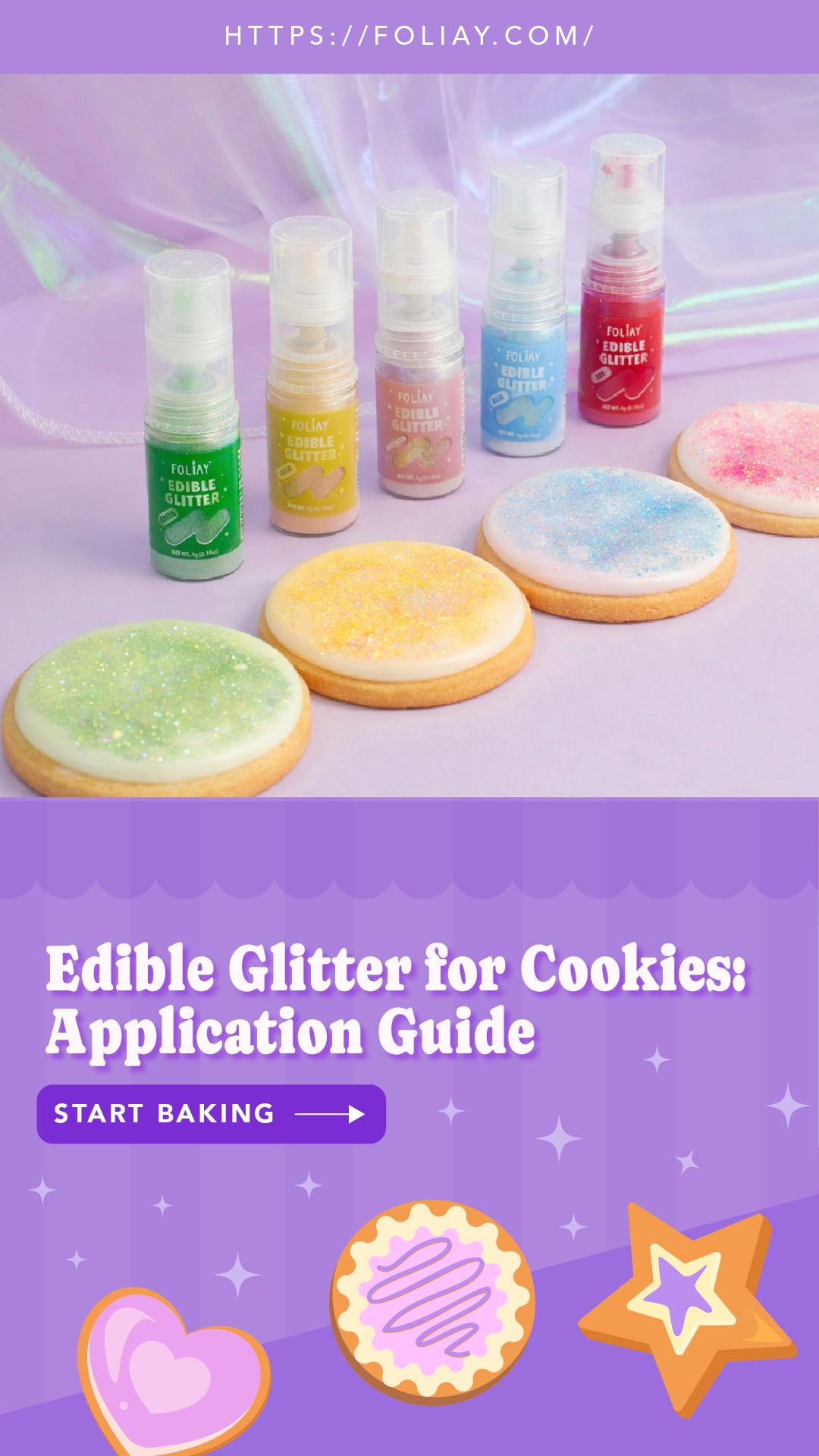 Edible Glitter for Cookies: Application Guide