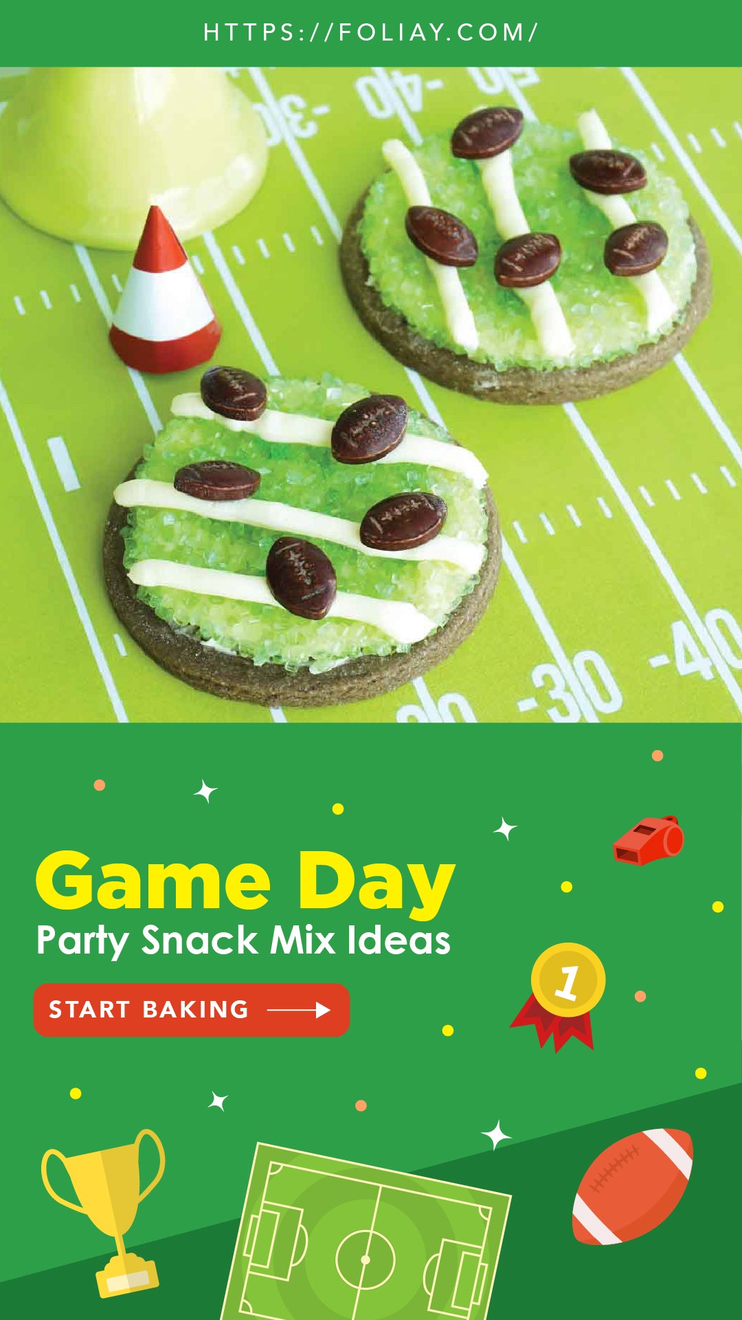 Game Day Party Snack Mix Ideas