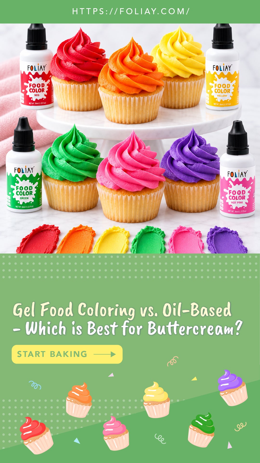 Gel Food Coloring vs. Oil-Based: Which is Best for Buttercream?