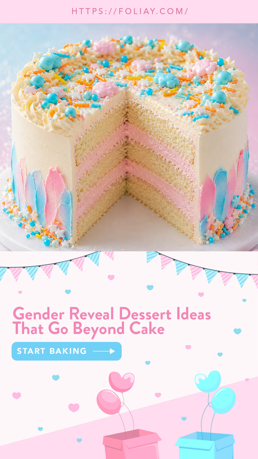Gender Reveal Dessert Ideas That Go Beyond Cake