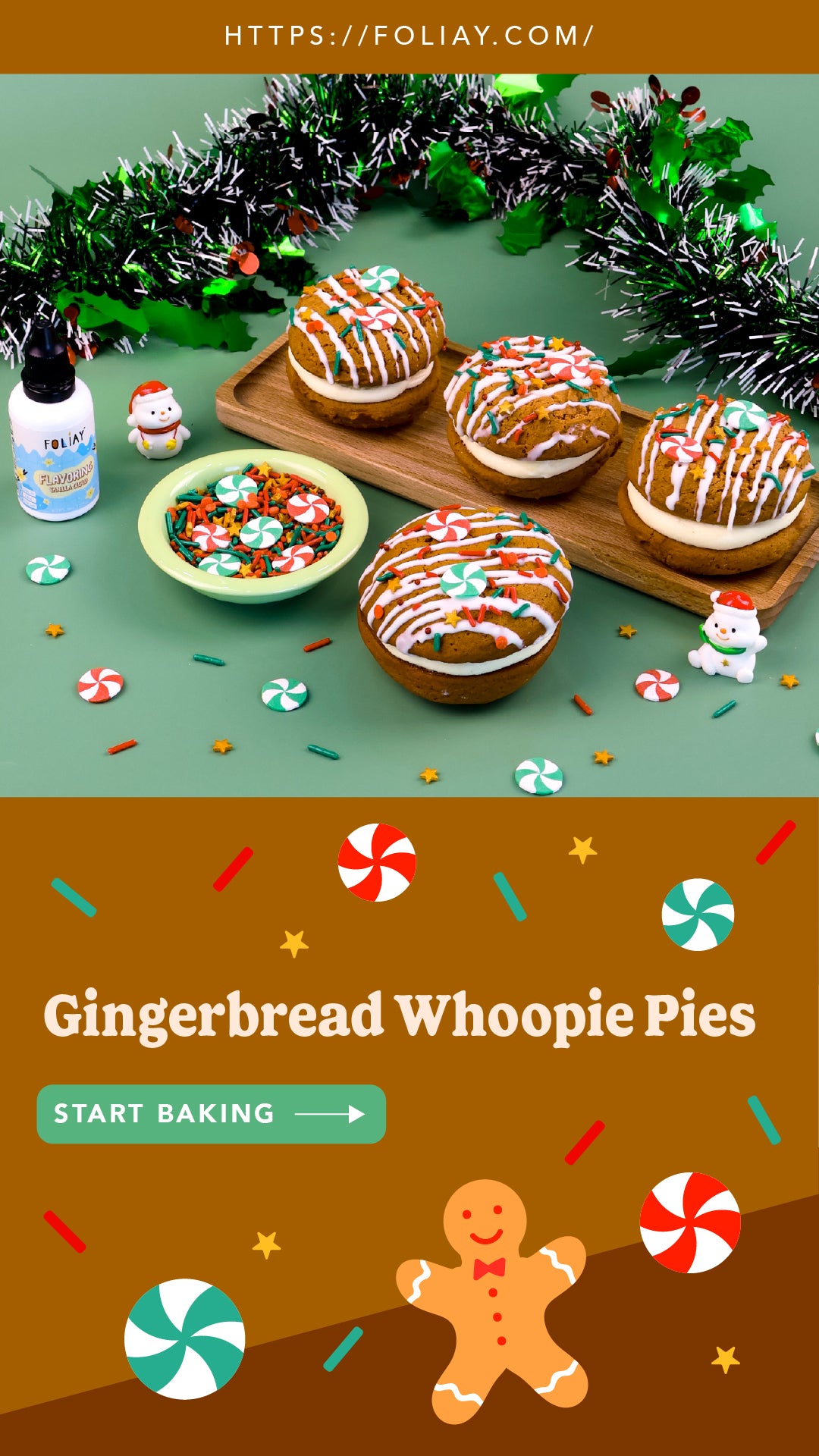 Gingerbread Whoopie Pies