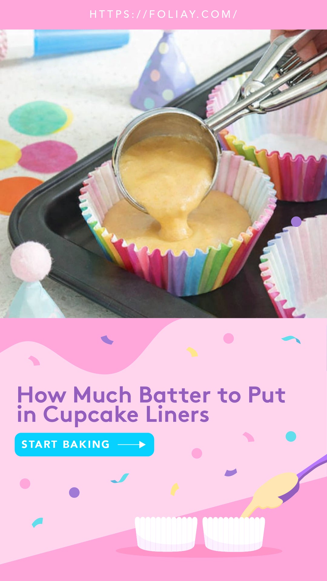 How Much Batter to Put in Cupcake Liners (By Scoop Size)